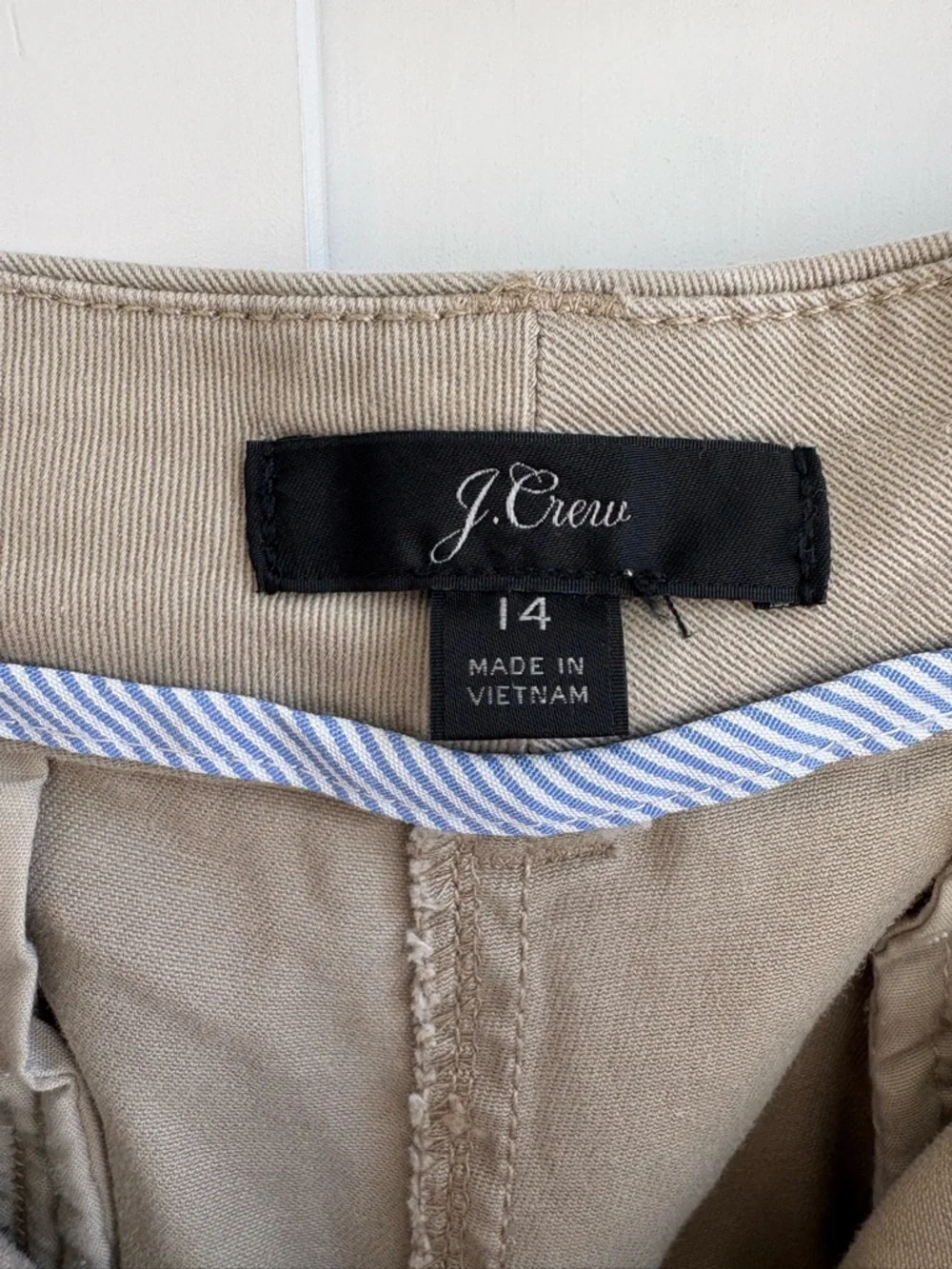 J. Crew Taupe Women's Tailored Cotton Shorts